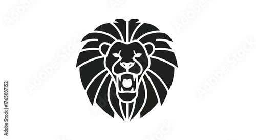 Lion Head Graphic Illustration - Wildlife Animal Design