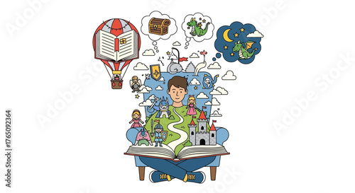 Imaginative Reading: A World of Stories Unfolding in the Reader's Mind