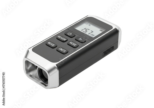 Precision laser distance measurer for construction and real estate professionals