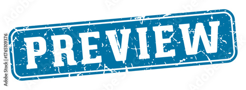 preview rectangular sign. preview stamp