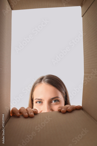 Beautiful young woman with ...