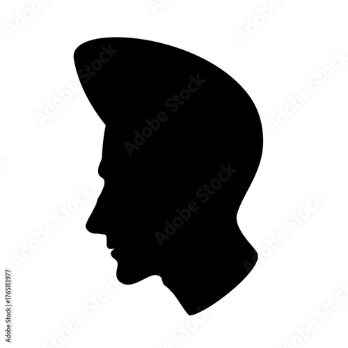 silhouette of a man
