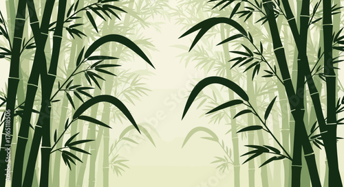 bamboo vector illustration