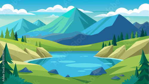A hidden gem this lake is hidden a the rolling hills and beckons with its crystalclear waters and quiet ambiance.