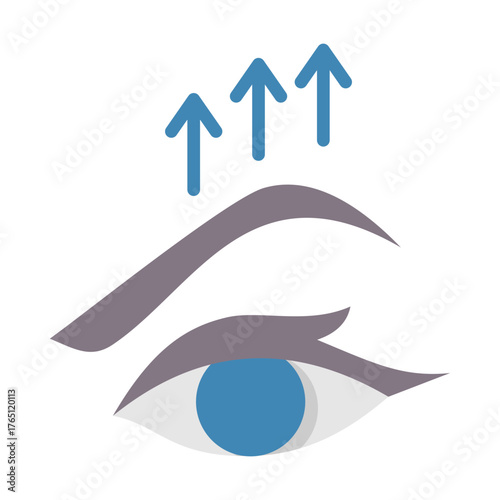 Brow Shaping Icon - Flat Color