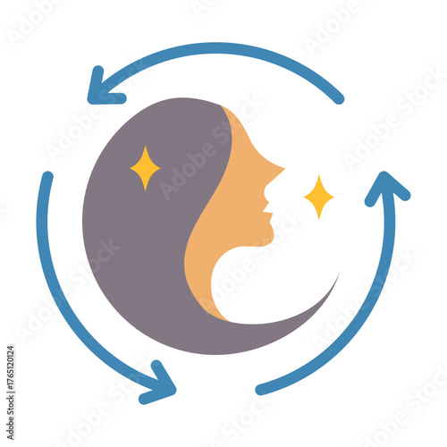 Rejuvenation Icon - Flat Color