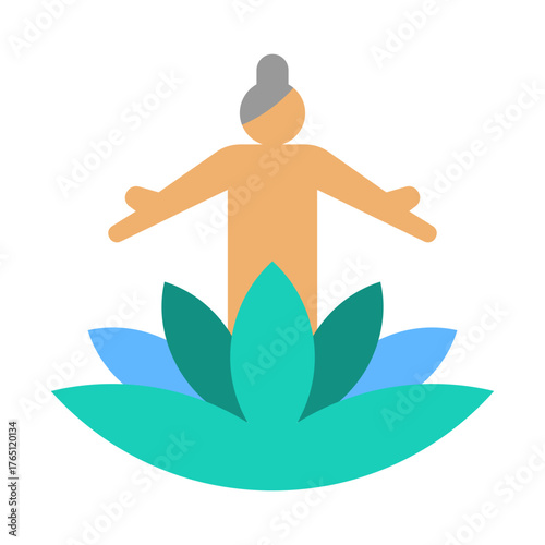 Body Treatment Icon - Flat Color