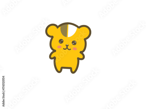 cute hamster character