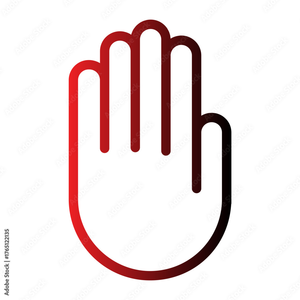 Obraz premium Hand icon