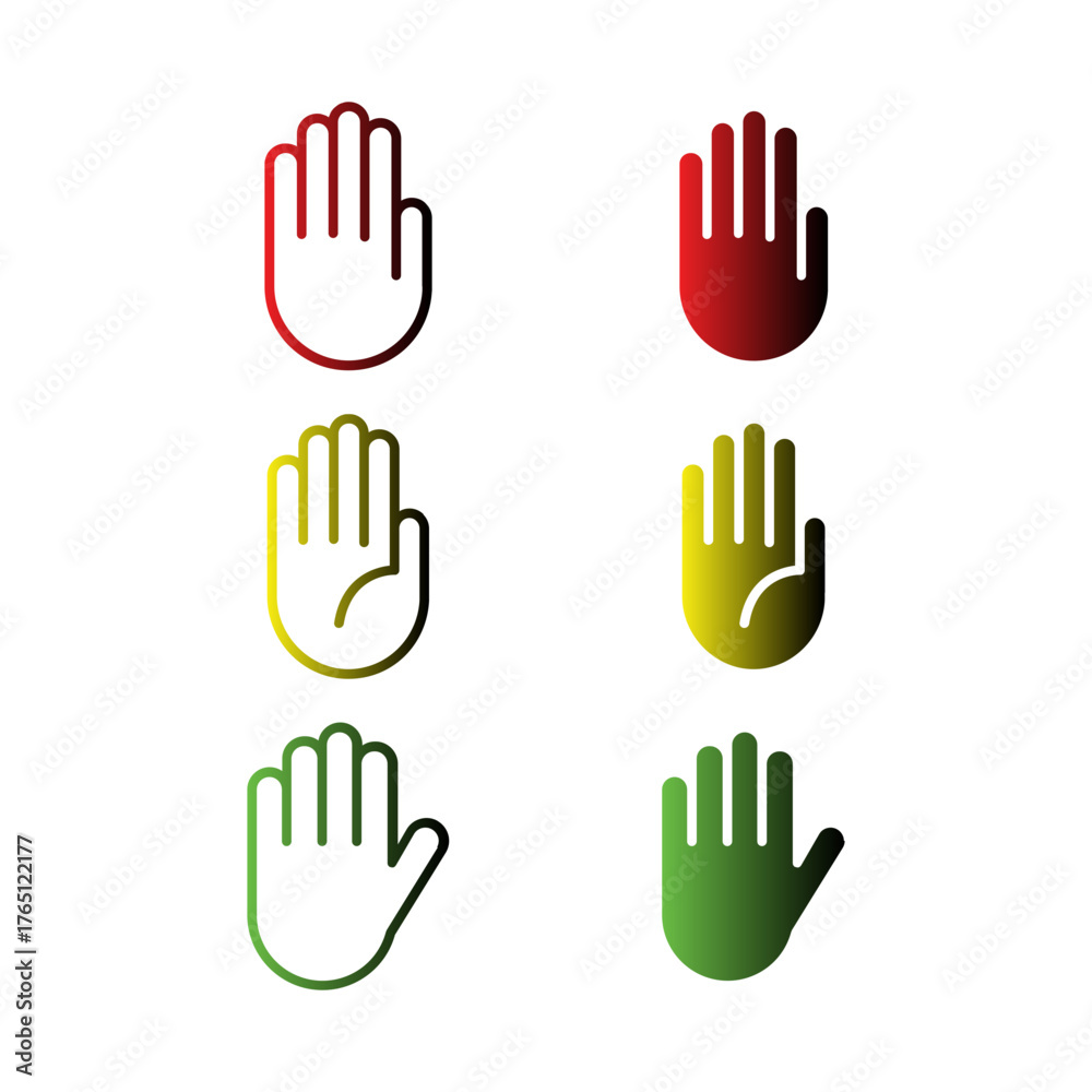 Fototapeta premium Hand icon