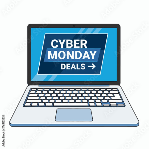Cyber Monday Deals on Laptop Screen for Online Shopping.