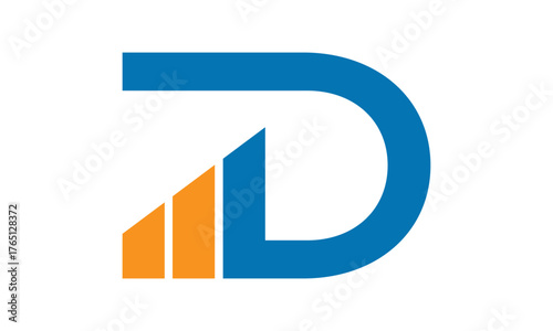 Free Download Letter D Financial Logo	
 - GFXLoad