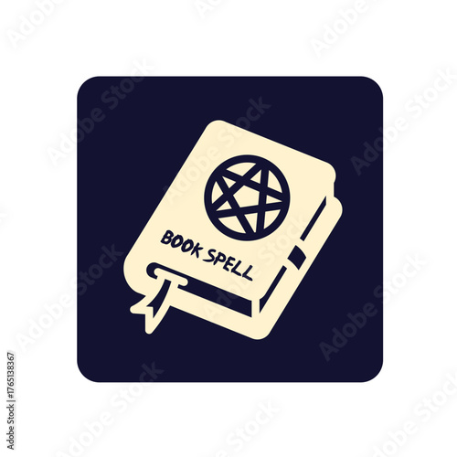 witch book spell icon