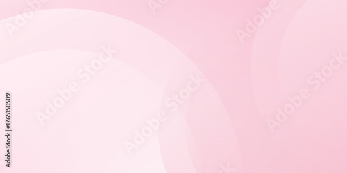 Abstract pink curve background, pink beauty dynamic wallpaper with circle shapes. Template banner background for beauty products, sales, ads, pages, events, web, and others