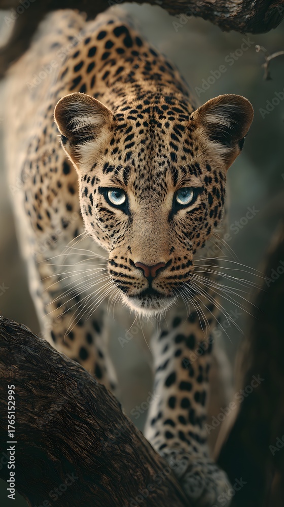 Fototapeta premium leopard jaguar Ultra photograph, generation AI 