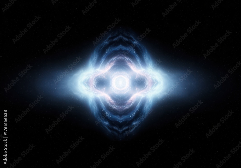 Fototapeta premium Stunning planetary nebula expanding in deep space, glowing cosmic energy formation