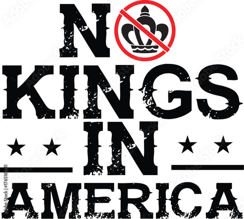 No Kings in America SVG,