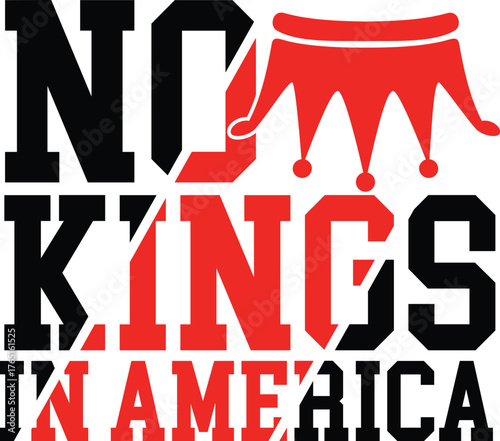 No Kings in America SVG,