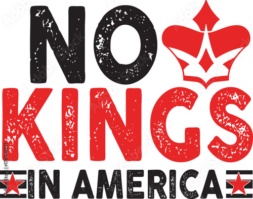 No Kings in America SVG,