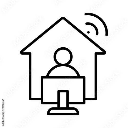 remote working icon