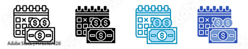 Annuities  Icon Set Multiple Style Collection