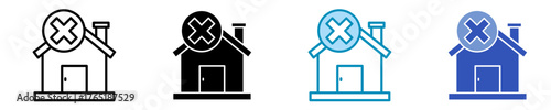 Homeless  Icon Set Multiple Style Collection