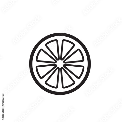 vector illustration of a lemon