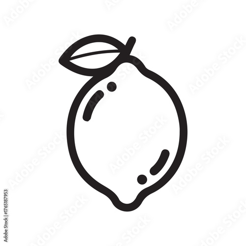 vector illustration of an lemon
