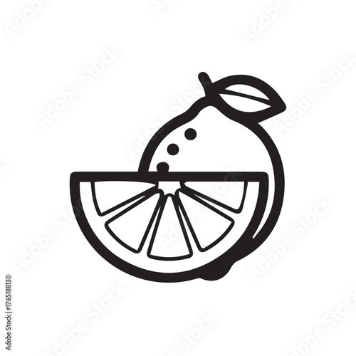 vector illustration of an lemon