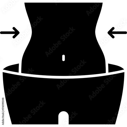 Solid Glyph Diet Icon