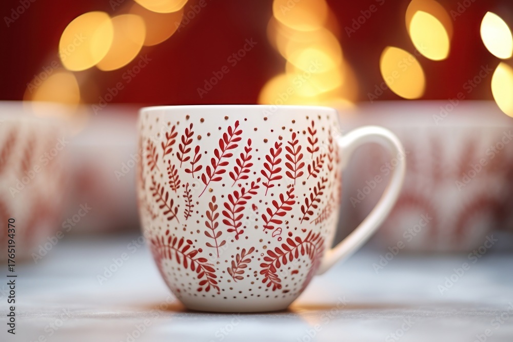 Fototapeta premium Mug Christmas tableware christmas.