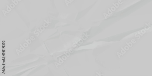 Abstract white paper crumpled panorama white paper texture background, crumpled pattern texture fabric scrapbook...	