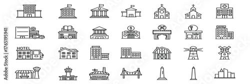A set of vector silhouettes of different styles and colors shows various ship and boat vessel types for sea transportation and industry, including cargo, cruise, and military designs