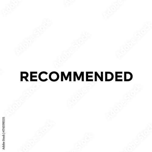 Recommended