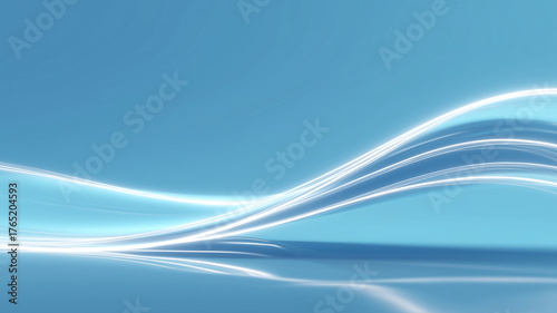 抽象的なビジネス背景：幾何学模様｜ブルー