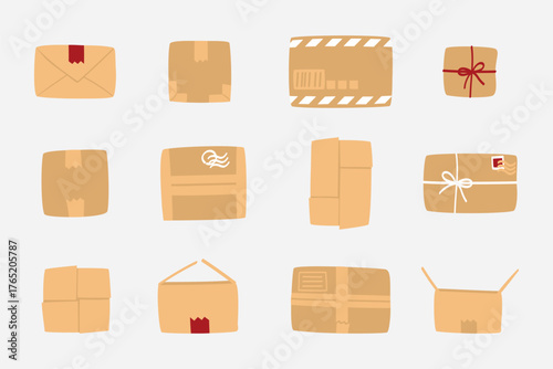 Brown parcel collection