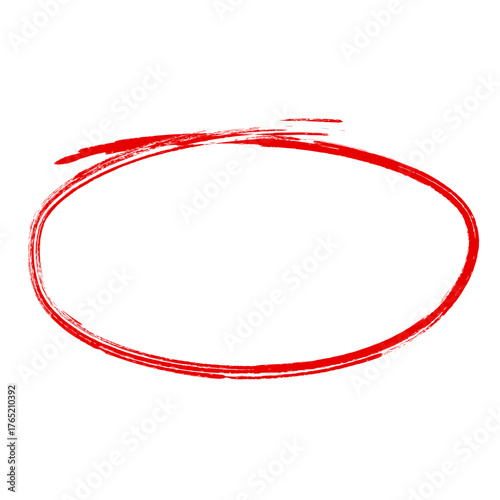 hand drawing different circles isolated on the transparent background, Handwritten red circle. For marking text, numbers, marker pen, pencil, logo, hand-drawn doodle grunge circle highlights