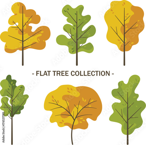 Tree pine shape with upper point