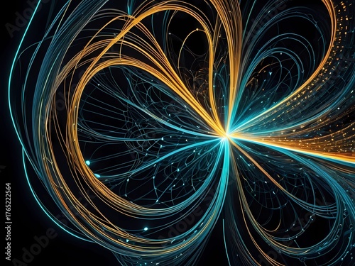 Abstract art of the future