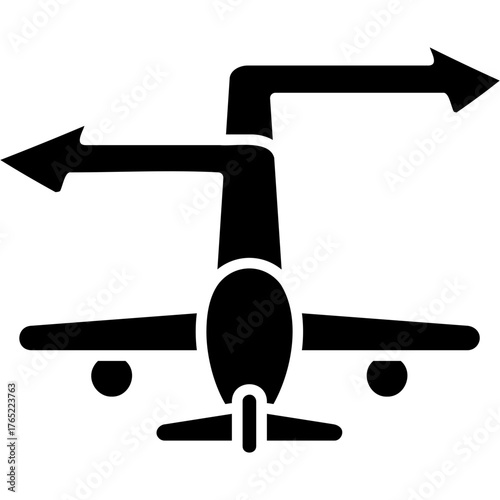 Solid Glyph Navigator Icon