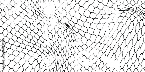 Mesh texture for fishing nets. Grunge pattern for sportswear or soccer goal, volleyball net, basketball hoop, hockey, athletics. Mesh modern net.modern
