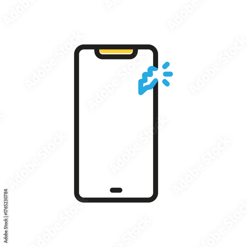 Multi color icon for slight