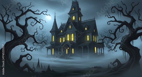 halloween night background