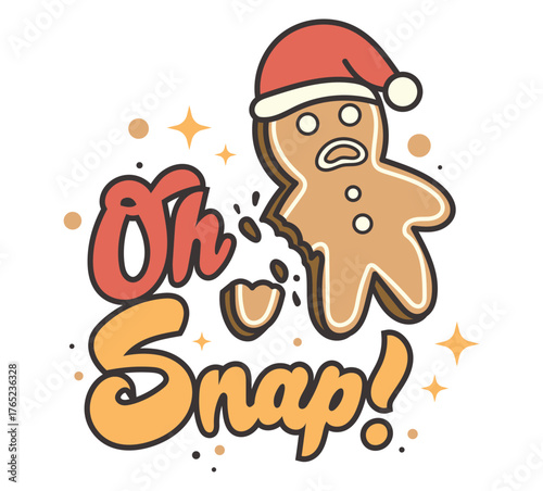Christmas cake illustration gingerbread vector