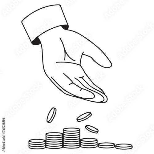Hand holding money