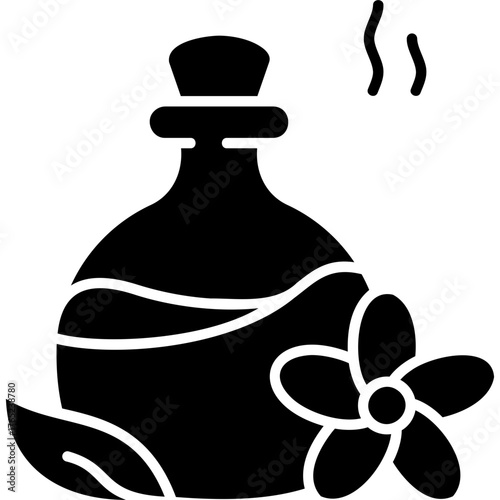 Solid Glyph Aroma Icon