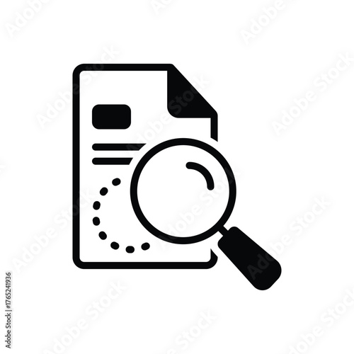 Black solid icon for transparency