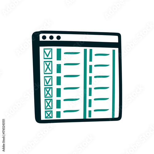 Checklist Icon, Task Management, Vector Illustration a solid coral language selector dropdown with a clean inverted triangle indicator