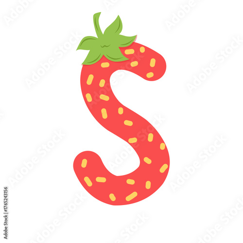 Strawberry Alphabet Series – Cute Fruit Letters A–Z

