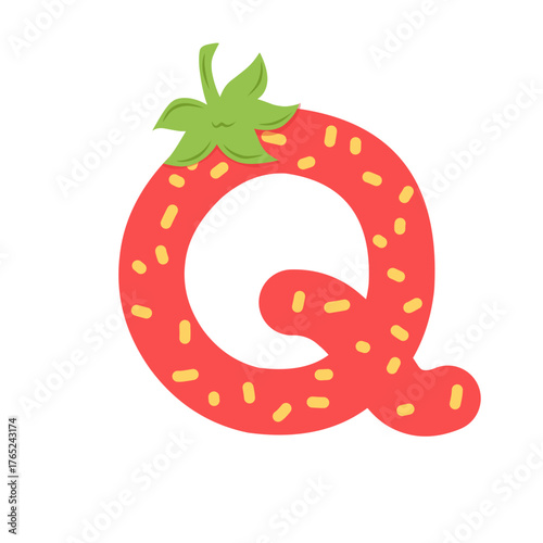 Strawberry Alphabet Series – Cute Fruit Letters A–Z
